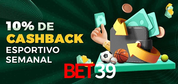 10% de bônus de cashback na bet39